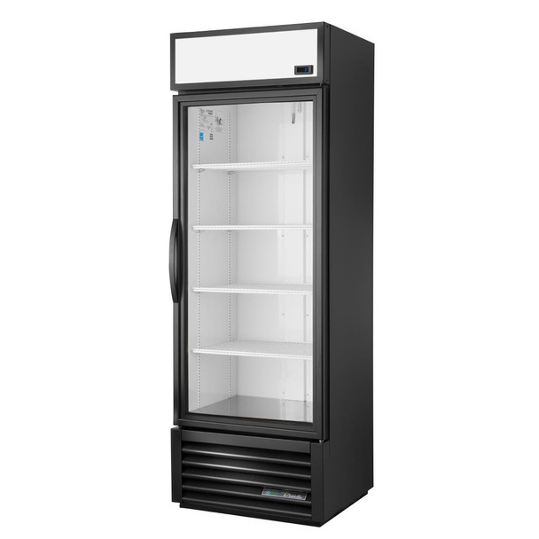 True 1 Glass Door 538L Upright Display Fridge Black GDM-19T-HC-TSL01 CW386