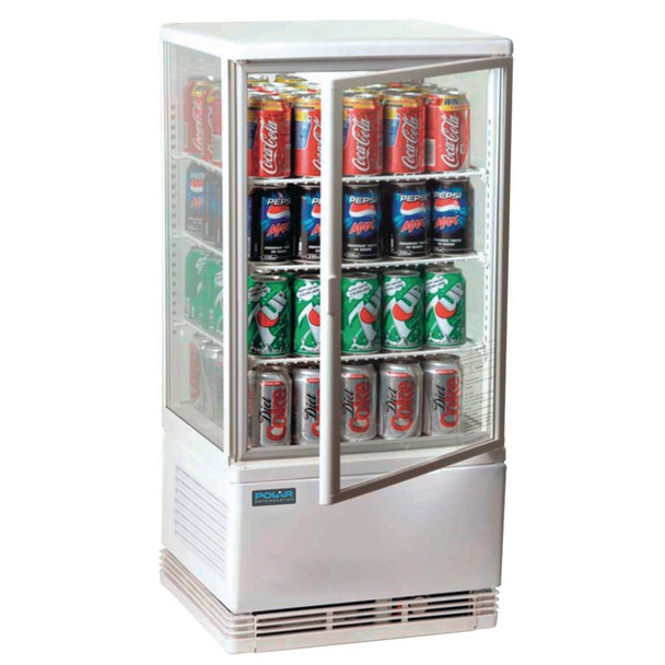 Polar C-Series Display Fridge 68Ltr White G619