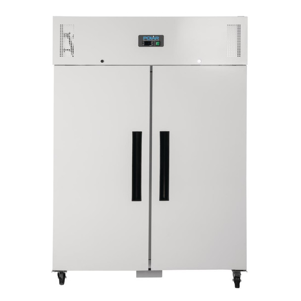 Polar G-Series Upright Double Door Freezer 1200Ltr White CD616