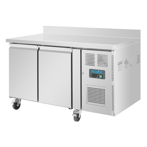 Polar U-Series Double Door Counter Freezer with Upstand 282Ltr DL916