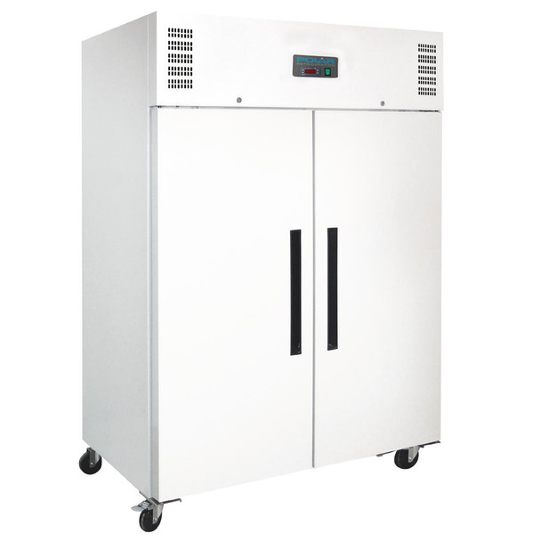 Polar G-Series Upright Double Door Fridge 1200Ltr White CC663