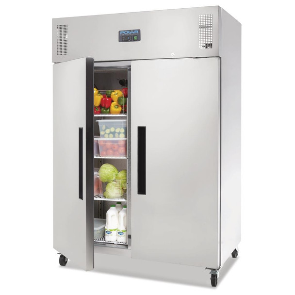 Polar G-Series Upright Double Door Fridge 1200Ltr G594