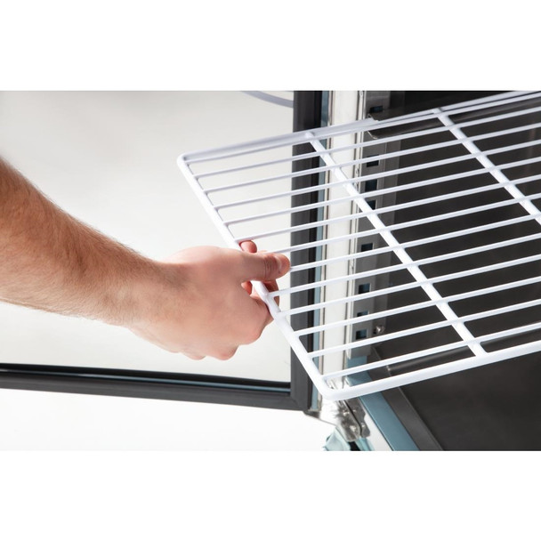 Polar U-Series Double Door Counter Fridge 282Ltr G596