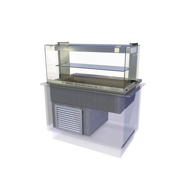 Kubus Drop In Chilled Deli Serve Over Counter 1175mm KCDL3HT CW626