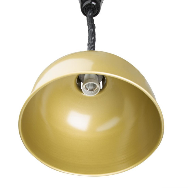 Buffalo Retractable Dome Heat Shade Pale Gold Finish DY462