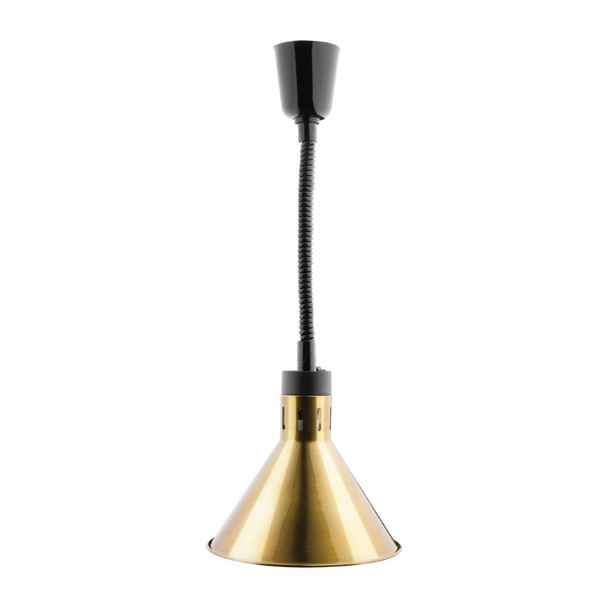 Buffalo Conical Retractable Heat Shade Pale Gold Finish DY465