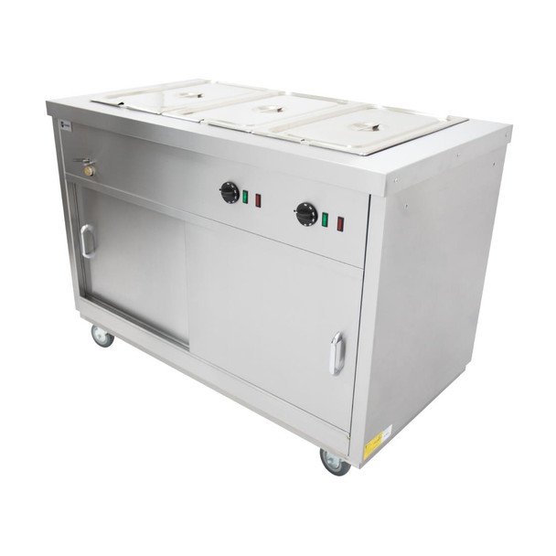 Parry Mobile Hot Cupboard with Bain Marie Top HOT12BM FA353