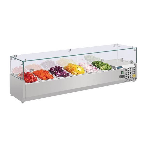 Polar G-Series Countertop Prep Fridge 6x 1/4GN AB090