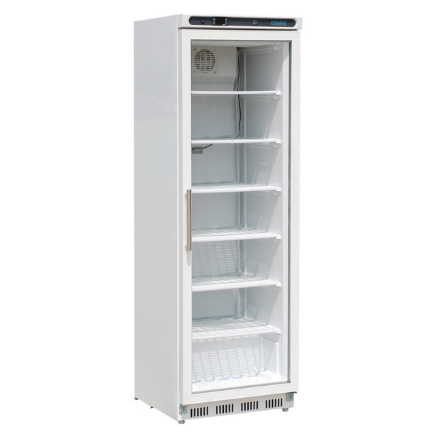 Polar C-Series Glass Door Display Freezer 365Ltr White CB921