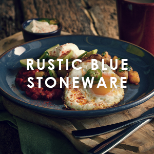 Terra Stoneware Rustic Blue