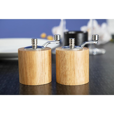 Olympia Dark Wood Salt and Pepper Mill Grinder Set - CE247 - Buy