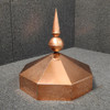 Traditional Finial on Gazebo Copper Cap - Copper Finials