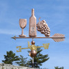 Wine Bottle Weathervane