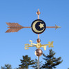 Star and Crescent Moon Weather vane