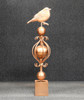 warbler colonial finial fence post cap