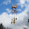 wolf wind chime