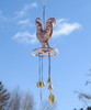 rooster wind chime