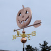halloween jack-o-lantern weathervane