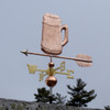 beer mug weathervane