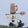 beer mug weathervane