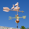 mermaid weather vane