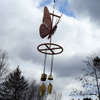 butterfly wind chime