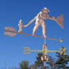 Fireman and Fire Hydrant Weathervane