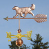 Australian Shepherd with Tail Weathervane