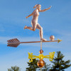 Woman Soccer Player Weathervane