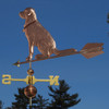 Labrador wearing Collar Weathervane