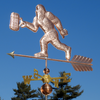Big Foot Sasquatch Weathervane with Sasquatch Holding a Beer