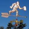 Big Foot Sasquatch Weathervane with Sasquatch Holding a Beer