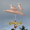 Puffins on a Rock Weathervane