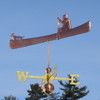 canoe and dog weathervane