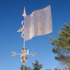 Grand American Flag Weathervane