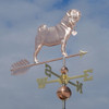Pug Weathervane - shown with Pug Wearing a Custom Collar