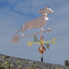 Dachshund Weathervane wearing a Collar