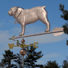 Bulldog Wearing a Collar Weathervane