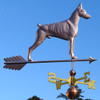 doberman weathervane