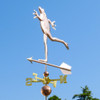 dancing frog weathervane