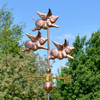 Copper Flying Pigs Weather vane