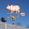 Copper Standing Pig Weather vane