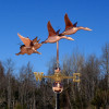 Geese and Pig Weather vane