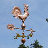 Crowing Rooster Weather vane