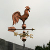 Copper Traditional Rooster Weather vane