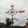 Fancy Arrow Weathervane and Fleur de Lis