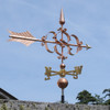 copper arrow weathervane