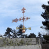 Arrow Weather vane topped with Fleur de Lis