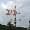 Kokopelli Banner Weathervane