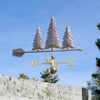 Large Pine Trees Weathervane